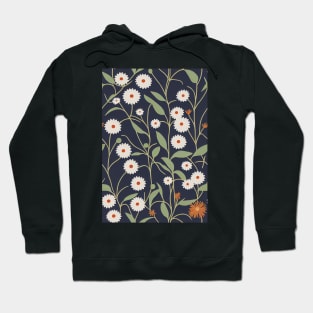 Beautiful Stylized White Flowers, for all those who love nature #209 Hoodie